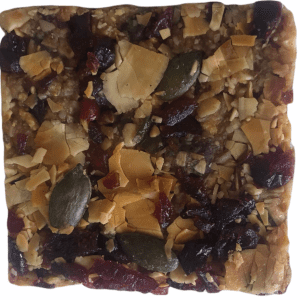 Granola με cranberries - μπάρα με κράνμπερι